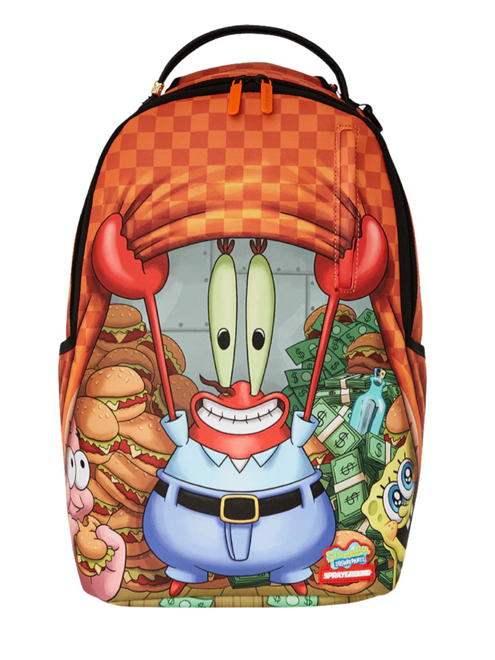 Zaino Money Up For Krabs SPRAYGROUND Unisex - Arancione