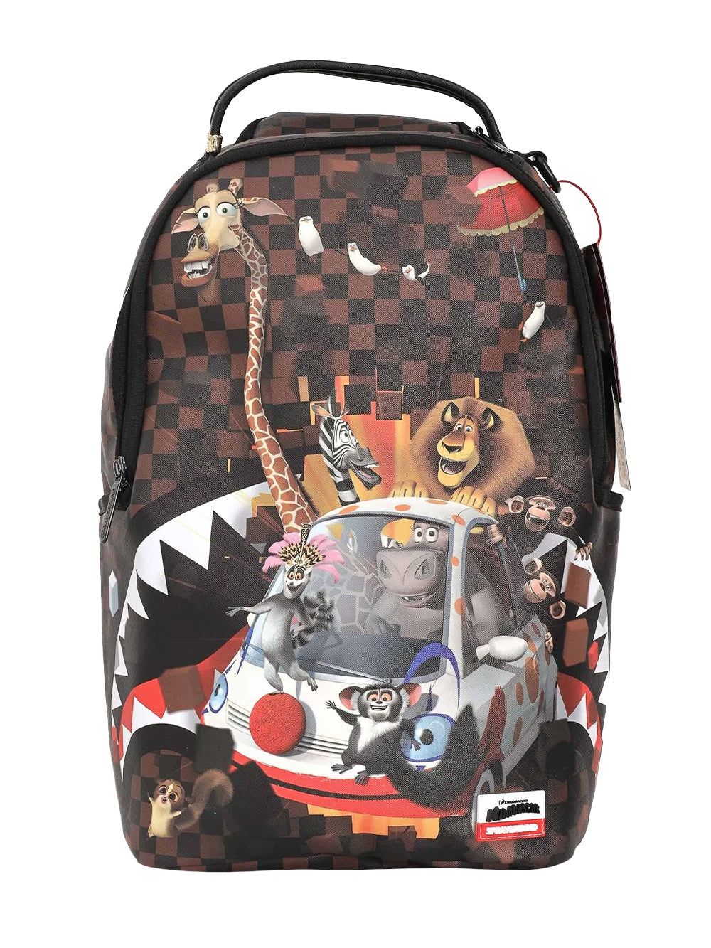 Zaino Madagascar Checker Smash SPRAYGROUND Unisex - Marrone