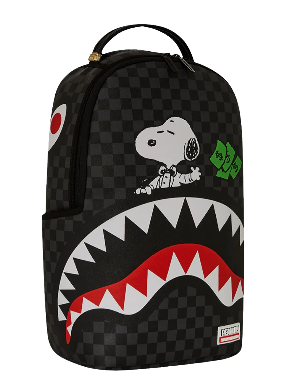 Zaino Snoopy Top Shark Money Sprayground Unisex - Nero