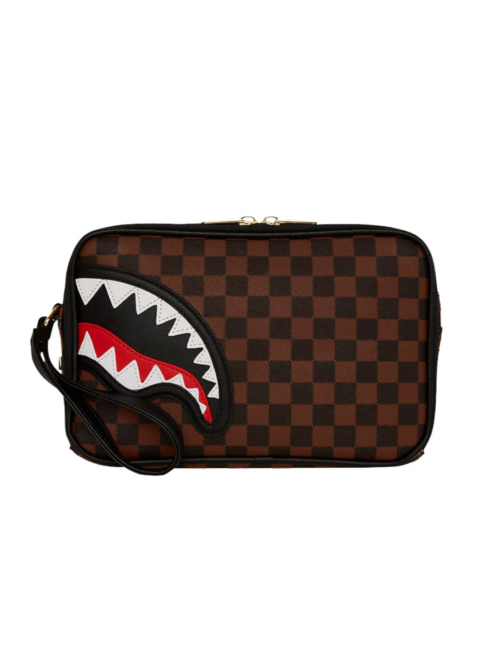 Beauty case Sawtooth Sharks In Paris Sprayground Unisex - Marrone