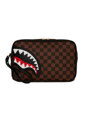 Beauty case Sawtooth Sharks In Paris Sprayground Unisex - Marrone