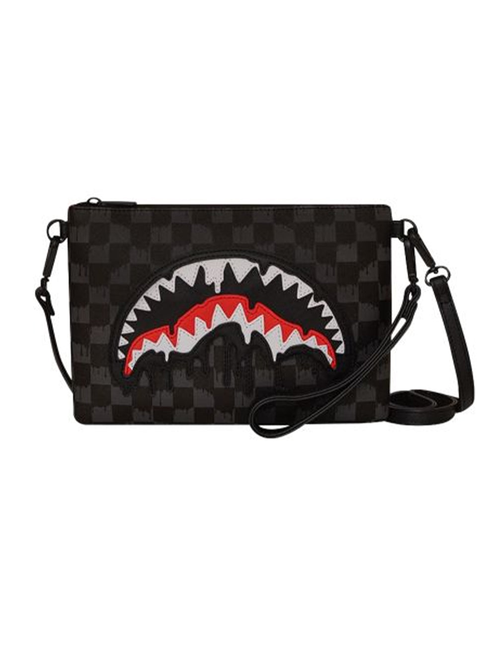Pochette Dripping Sharks In Paris Sprayground Unisex - Nero