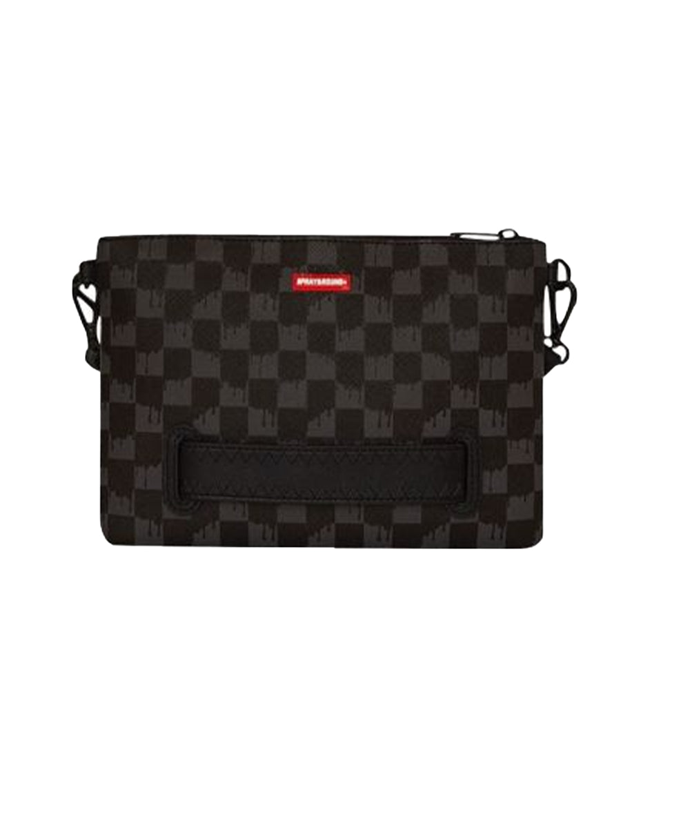 Pochette Dripping Sharks In Paris Sprayground Unisex - Nero