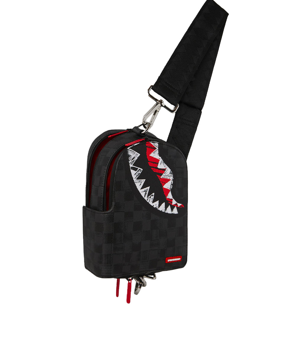 Tracolla Scribble Shark SPRAYGROUND Unisex - Nero