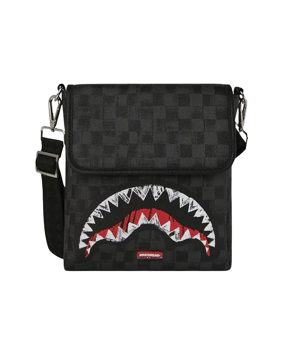 Tracolla Scribble Shark SPRAYGROUND Unisex - Nero