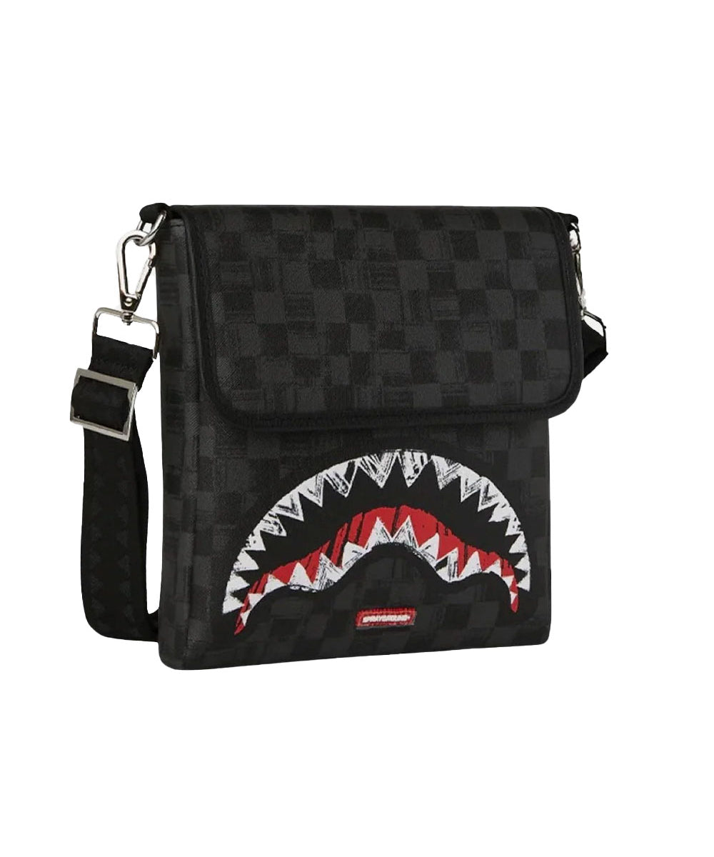 Tracolla Scribble Shark SPRAYGROUND Unisex - Nero