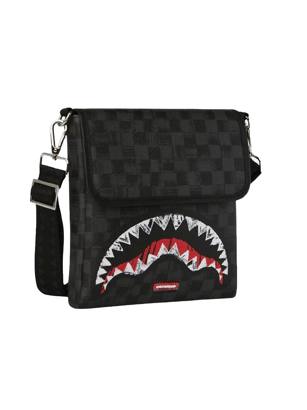 Tracolla Scribble Shark SPRAYGROUND Unisex - Nero