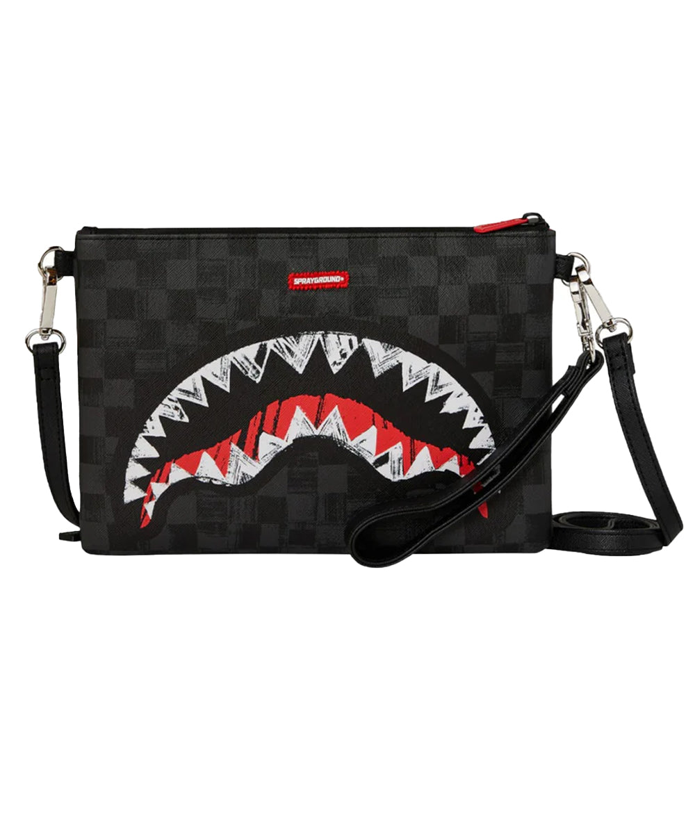 Tracolla Scribble Shark SPRAYGROUND Unisex - Nero