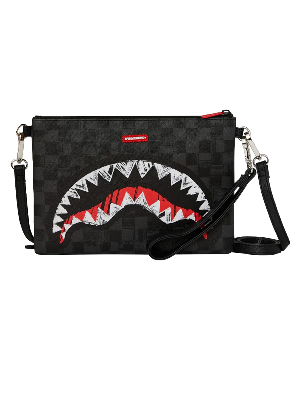 Tracolla Scribble Shark SPRAYGROUND Unisex - Nero