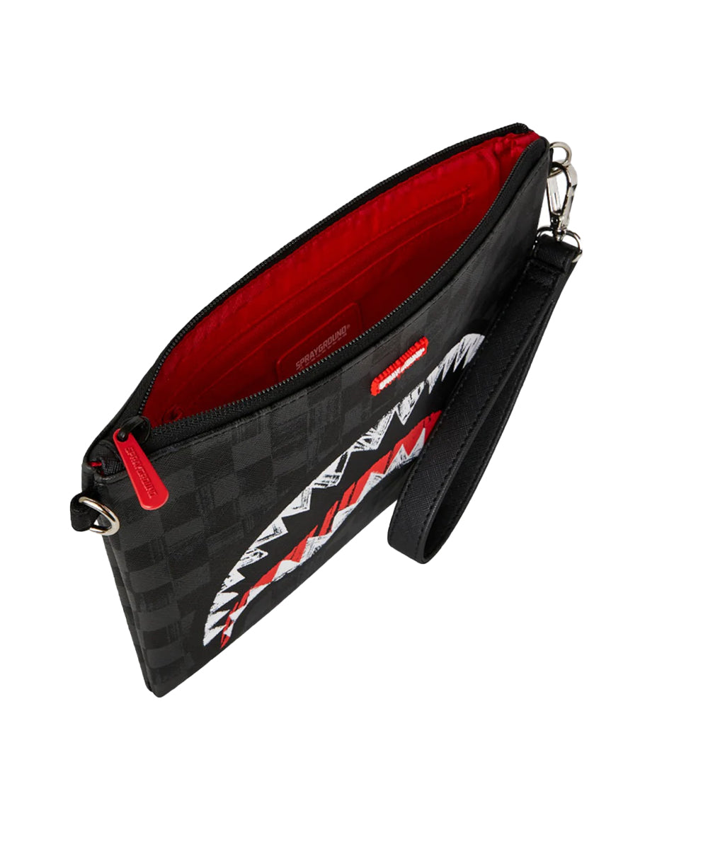 Tracolla Scribble Shark SPRAYGROUND Unisex - Nero