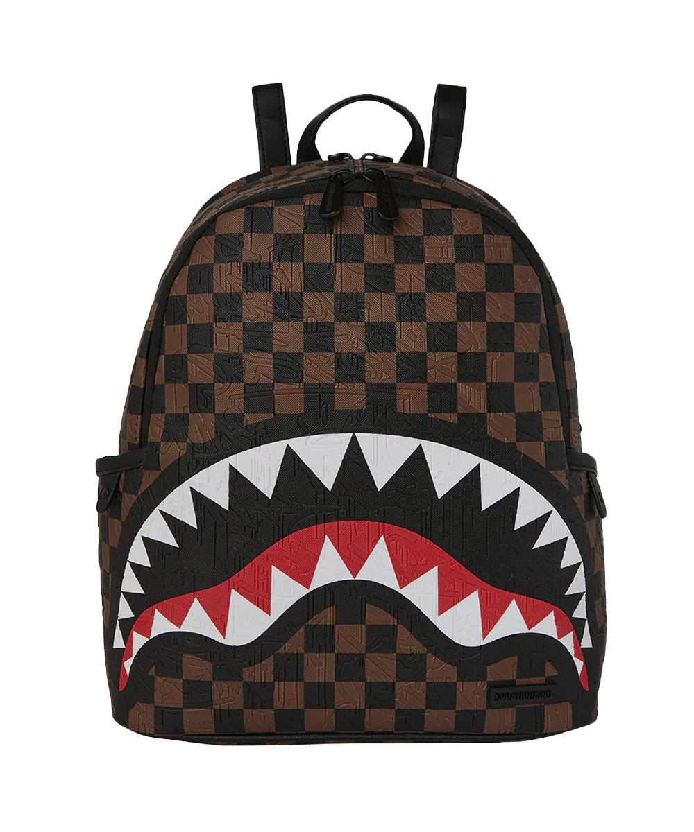 Zaino Check 2 Emboss Savage SPRAYGROUND Unisex - Marrone