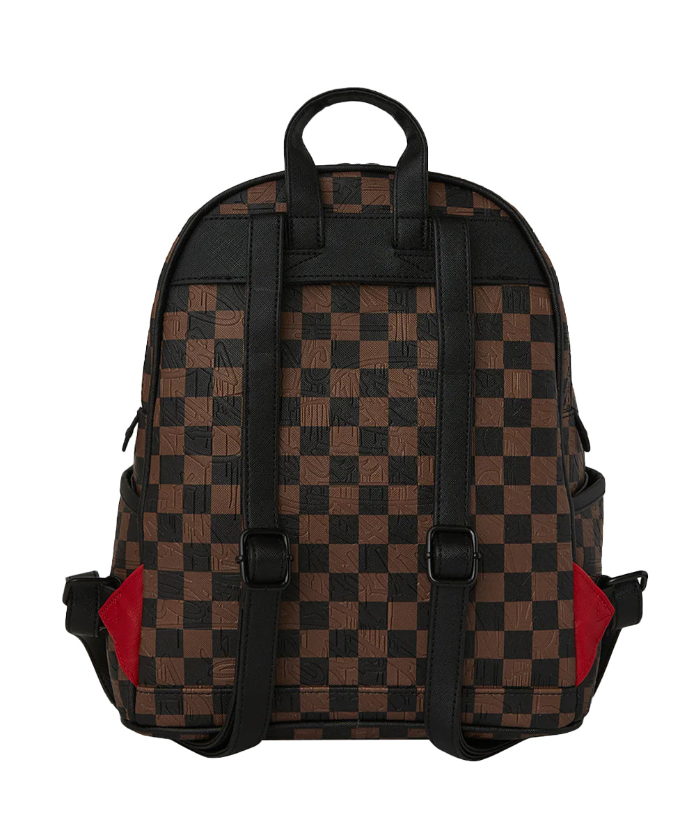 Zaino Check 2 Emboss Savage SPRAYGROUND Unisex - Marrone