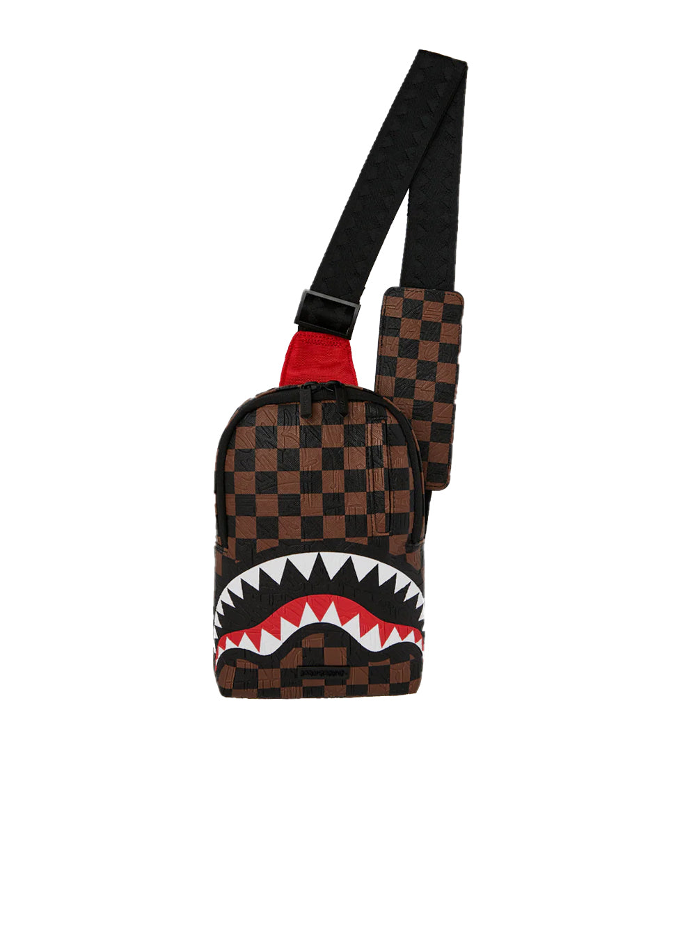 Tracolla Check 2 Emboss SPRAYGROUND Unisex - Marrone