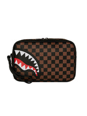 Pochette Check 2 Emboss Toiletry SPRAYGROUND Unisex - Marrone