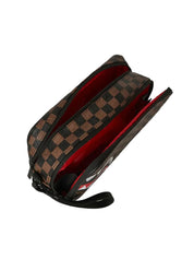 Pochette Check 2 Emboss Toiletry SPRAYGROUND Unisex - Marrone