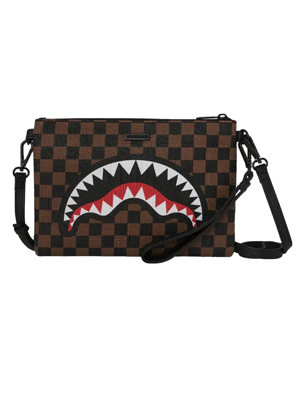 Tracolla Check 2 Emboss SPRAYGROUND Unisex - Marrone