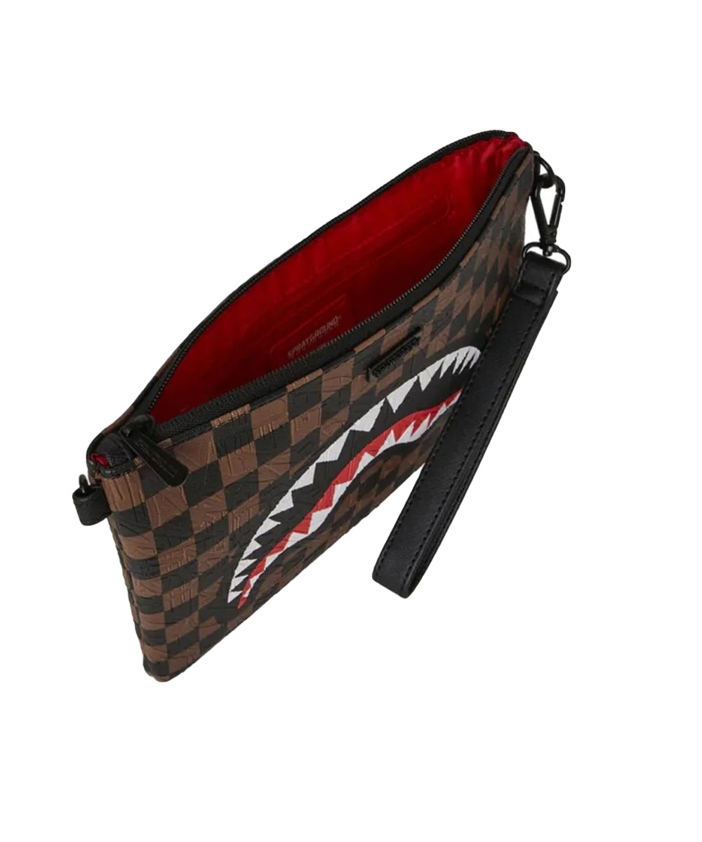 Tracolla Check 2 Emboss SPRAYGROUND Unisex - Marrone