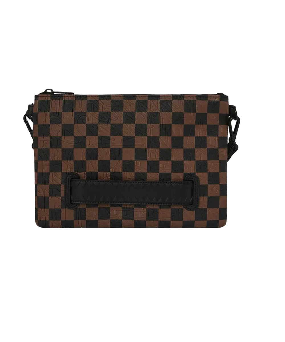 Tracolla Check 2 Emboss SPRAYGROUND Unisex - Marrone