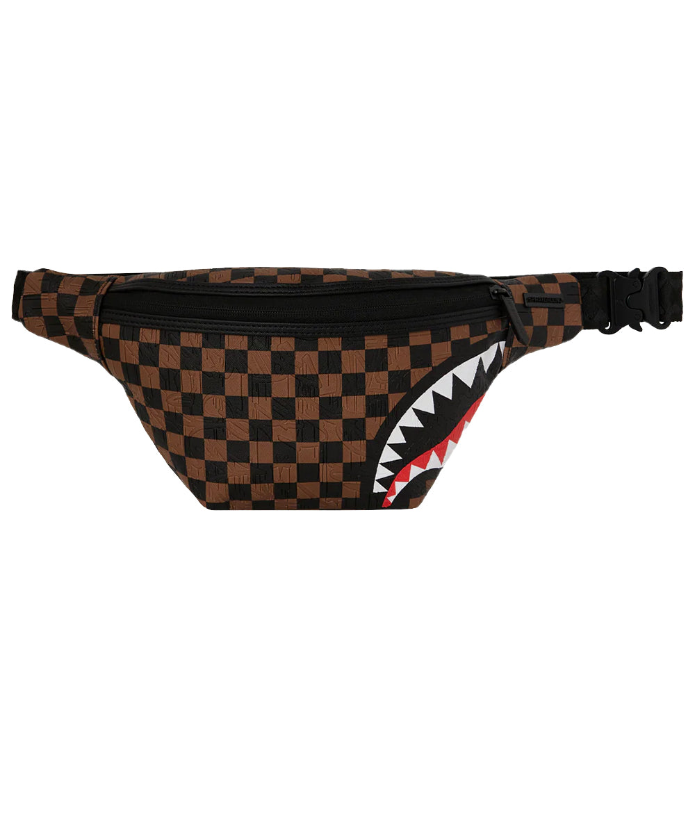 Marsupio Check 2 Emboss Savvy SPRAYGROUND Unisex - Marrone