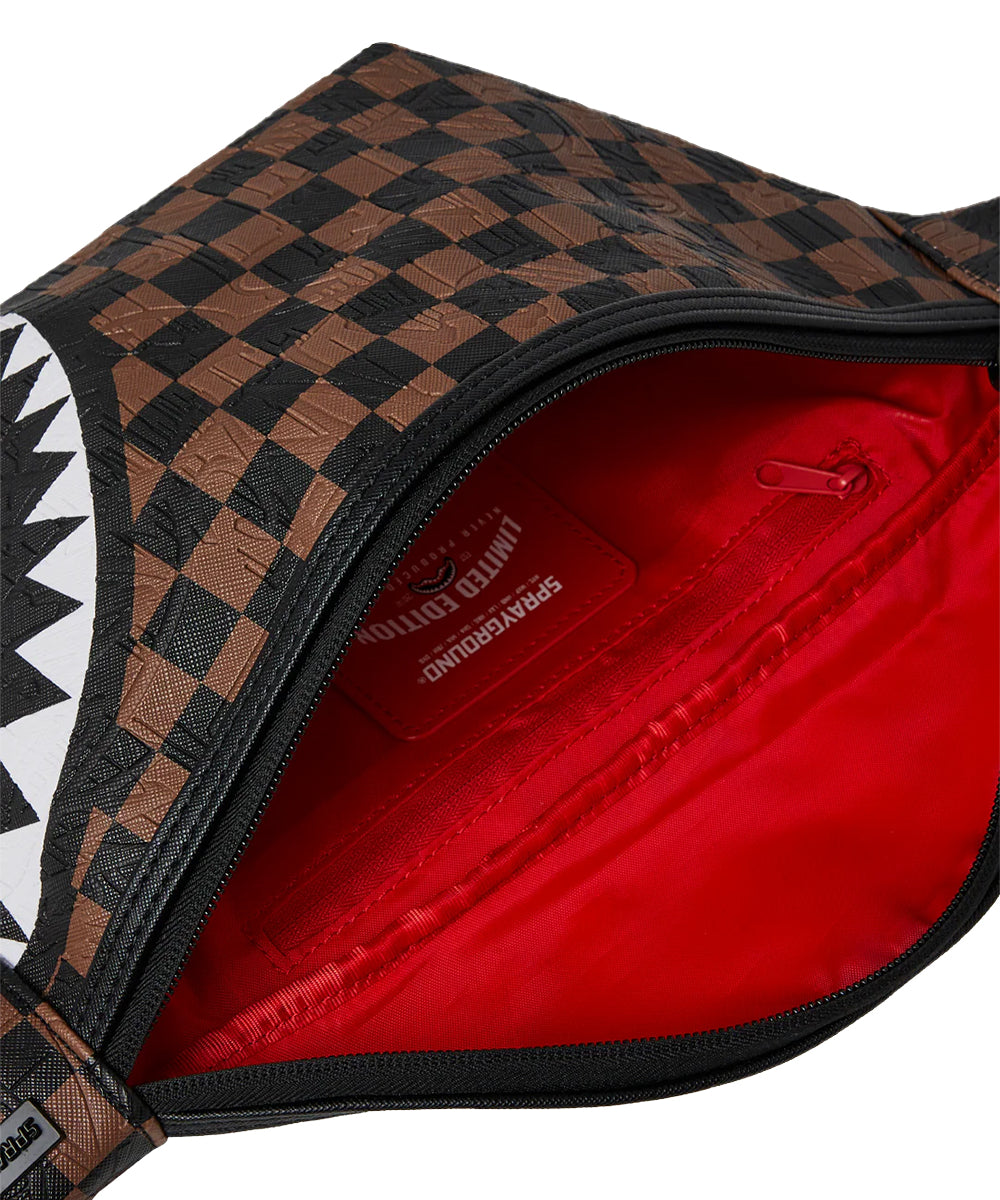 Marsupio Check 2 Emboss Savvy SPRAYGROUND Unisex - Marrone