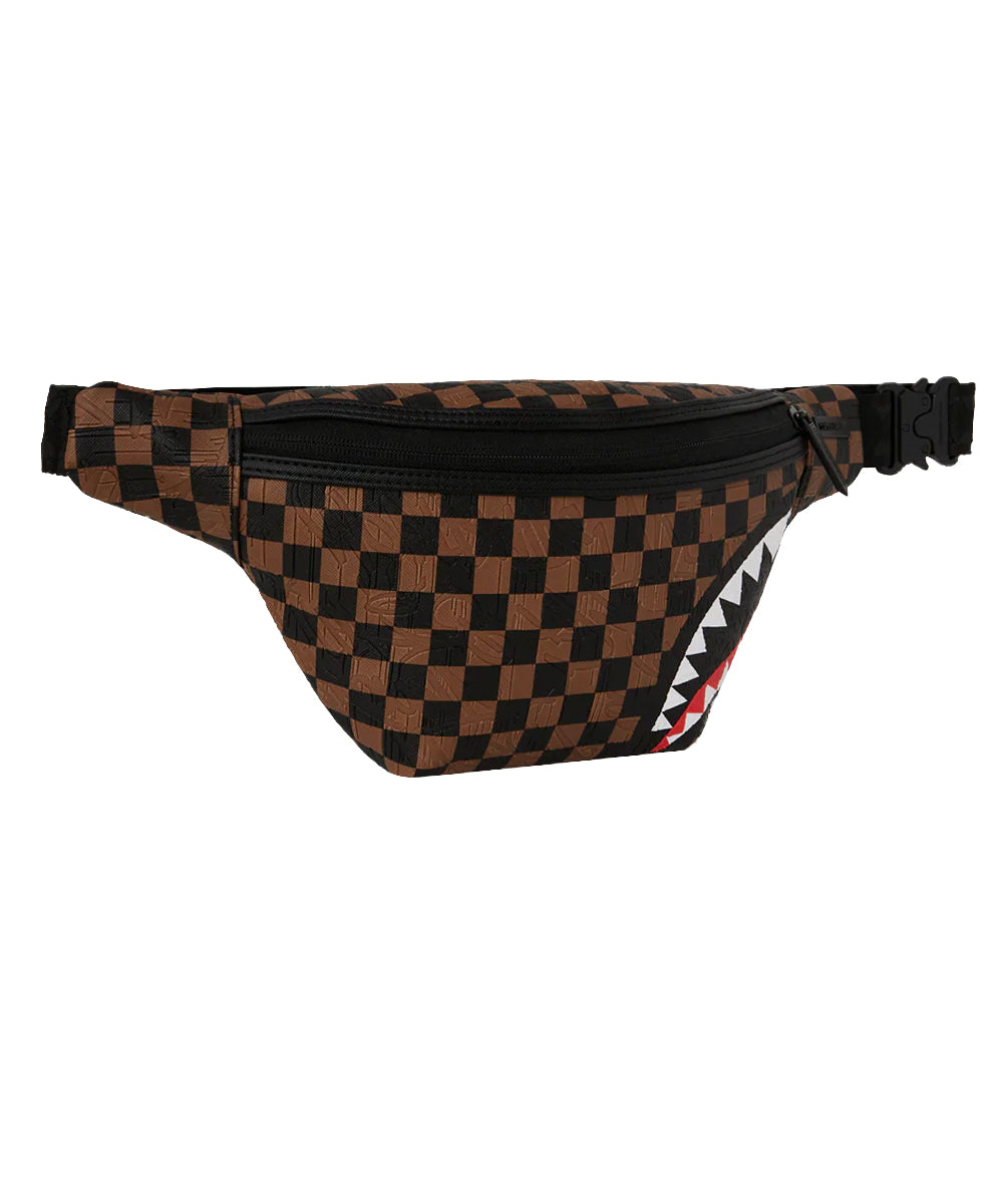 Marsupio Check 2 Emboss Savvy SPRAYGROUND Unisex - Marrone