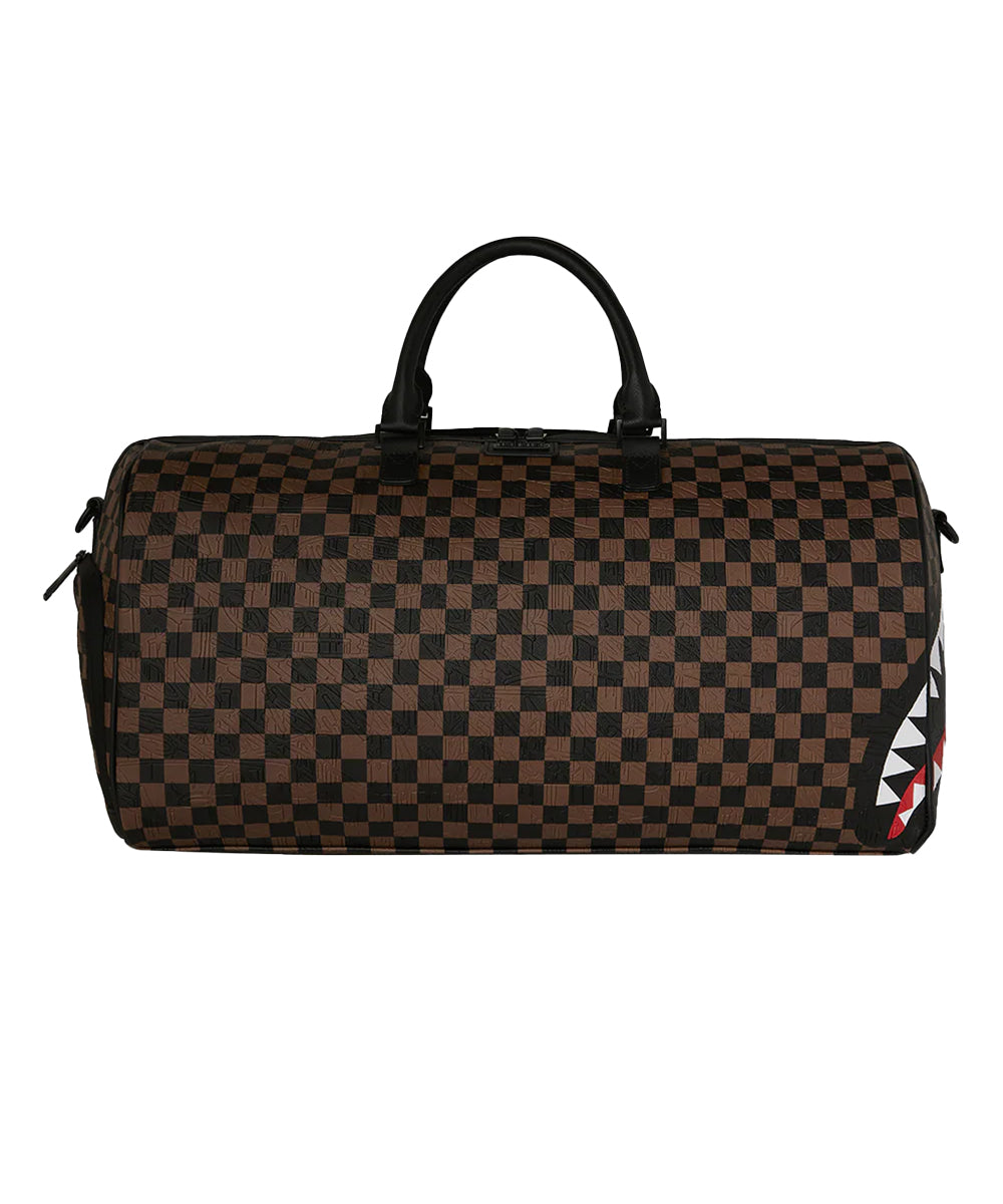 Borsone Check 2 Emboss SPRAYGROUND Unisex - Marrone