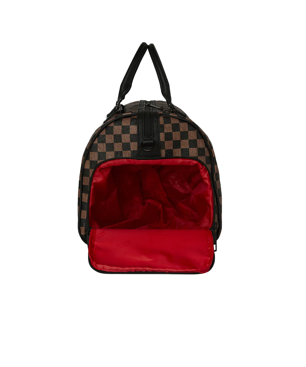 Borsone Check 2 Emboss SPRAYGROUND Unisex - Marrone