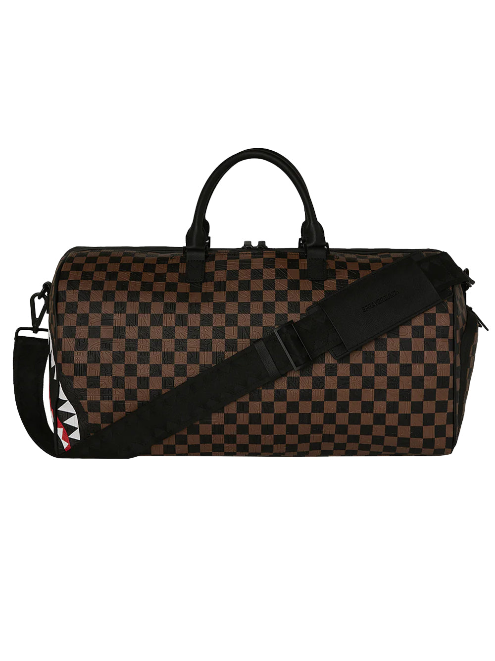 Borsone Check 2 Emboss SPRAYGROUND Unisex - Marrone