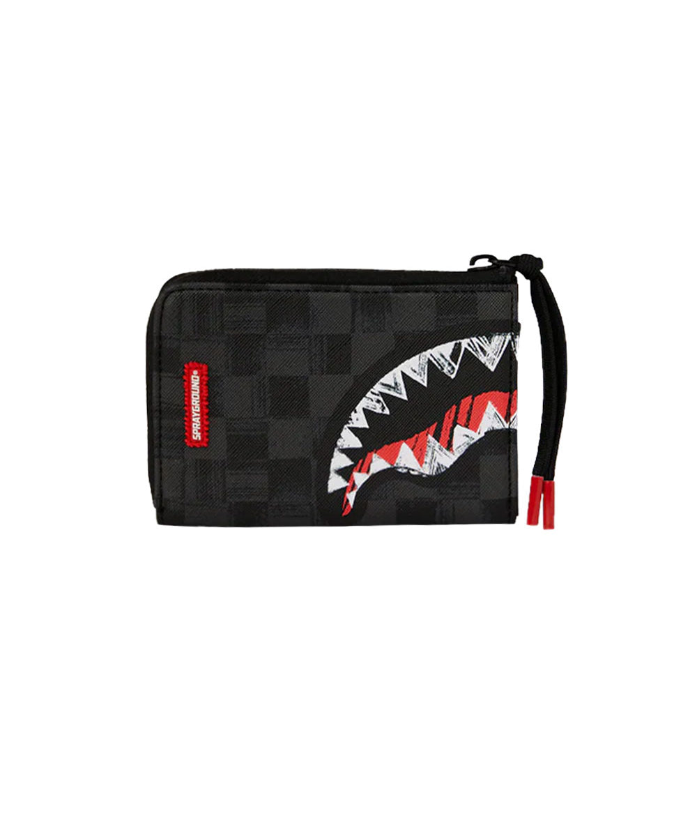 Portafoglio Scribble Shark SPRAYGROUND Unisex - Nero