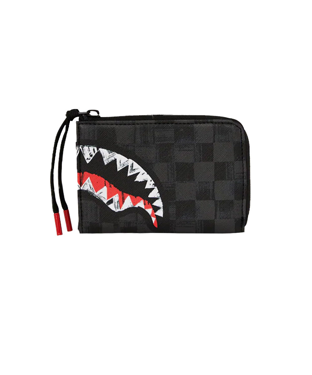 Portafoglio Scribble Shark SPRAYGROUND Unisex - Nero