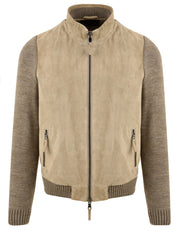 Giubbotto Francis Knit THE JACK LEATHERS Uomo - Beige