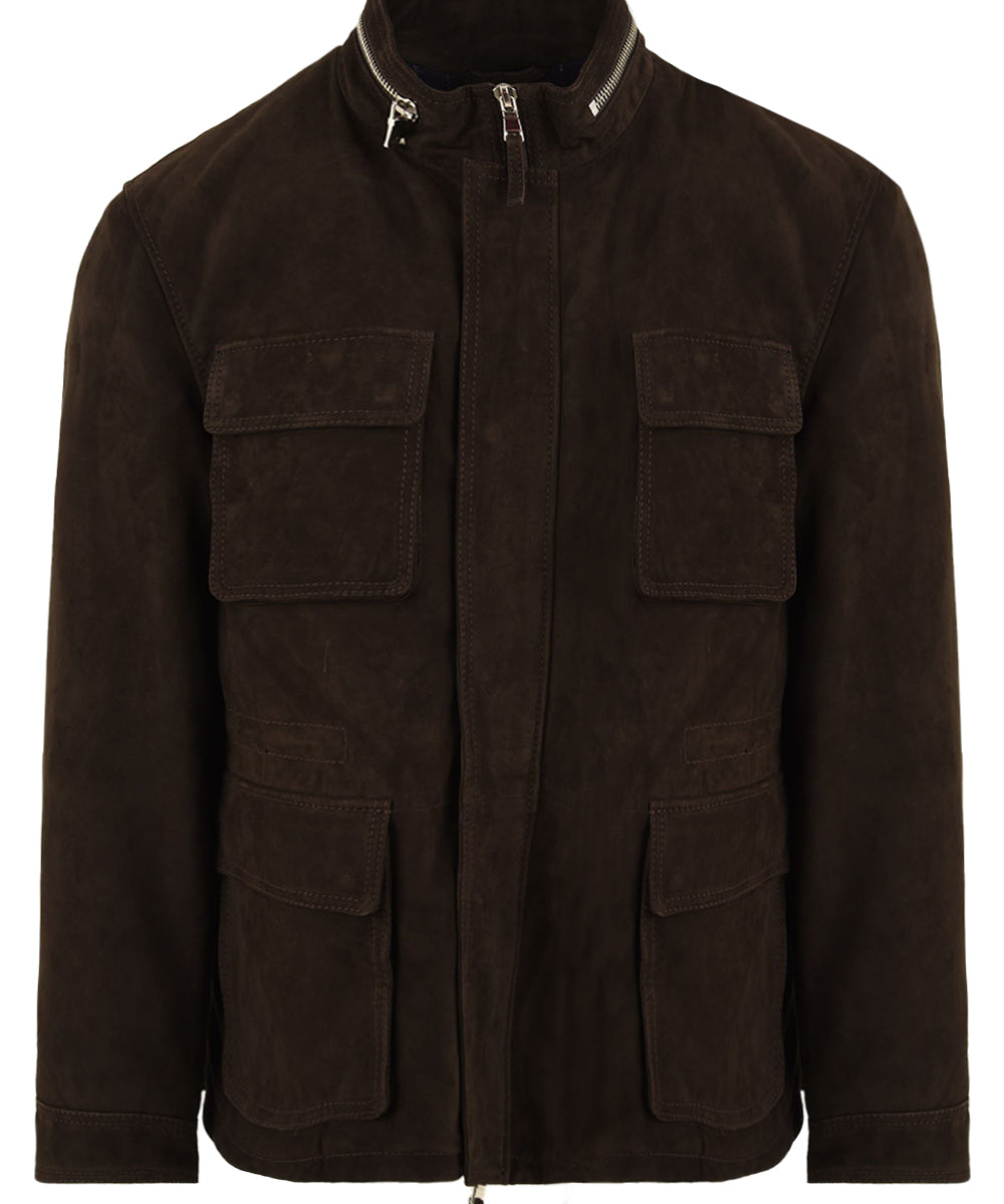 Giubbotto Haruto Velvet Suede THE JACK LEATHERS Uomo - Marrone