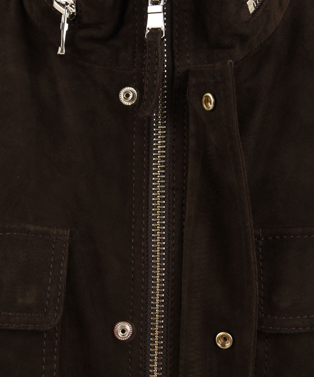 Giubbotto Haruto Velvet Suede THE JACK LEATHERS Uomo - Marrone