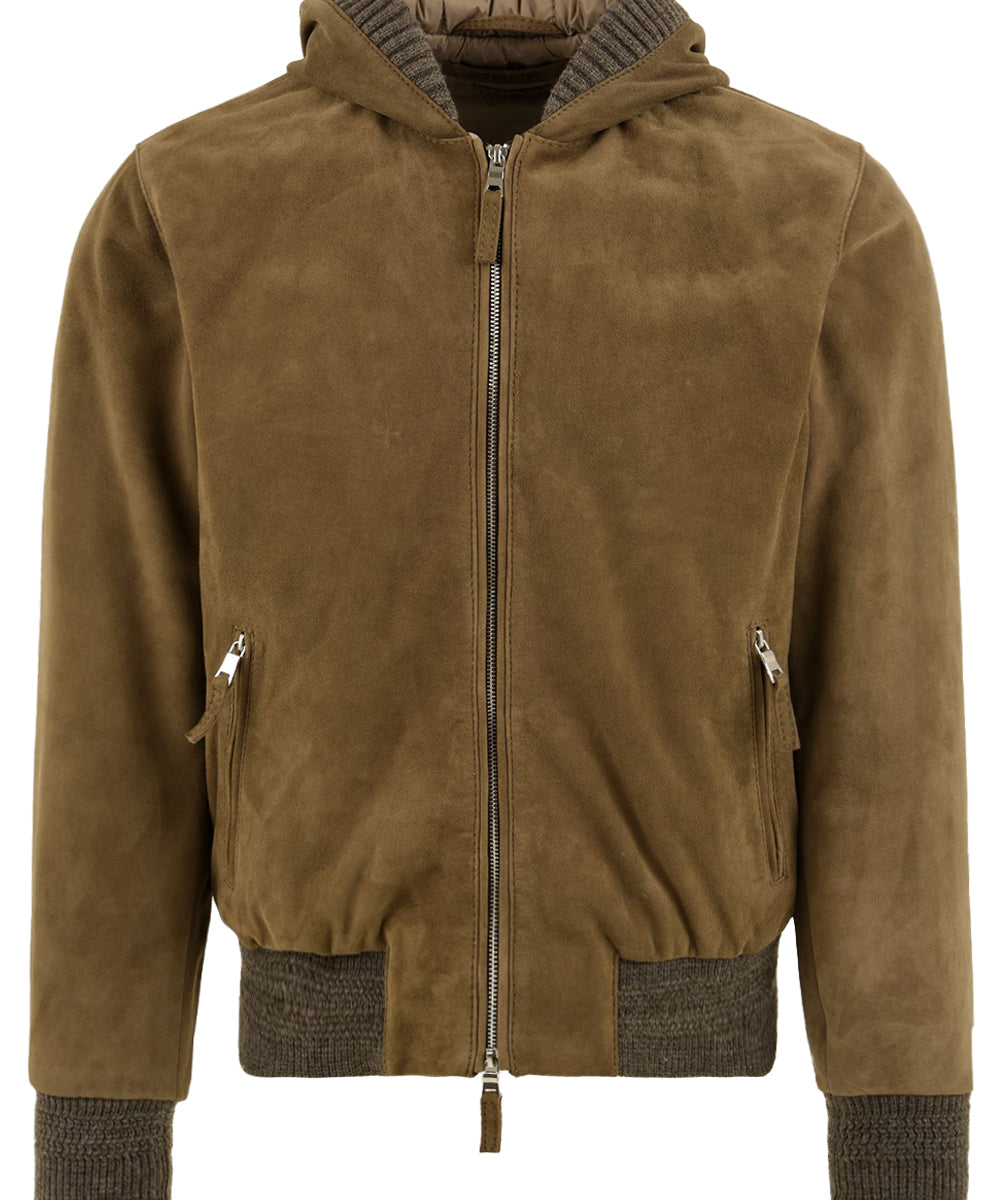 Giubbotto Jonathan Suede THE JACK LEATHERS Uomo - Beige