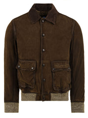 Giubbotto Ottaviano Burned Suede THE JACK LEATHERS Uomo - Verde