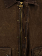 Giubbotto Ottaviano Burned Suede THE JACK LEATHERS Uomo - Verde