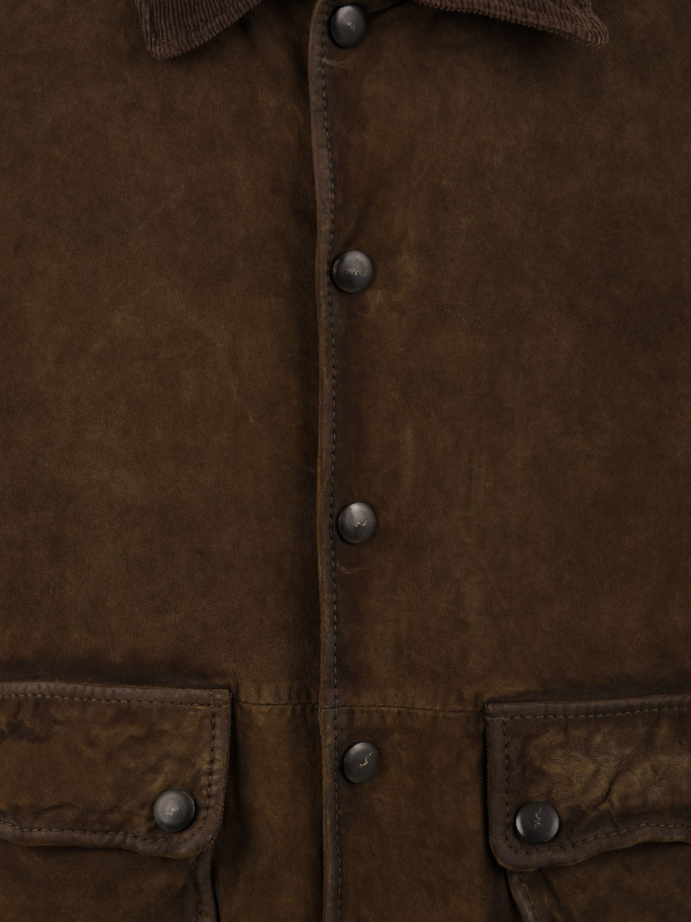 Giubbotto Ottaviano Burned Suede THE JACK LEATHERS Uomo - Verde