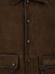 Giubbotto Ottaviano Burned Suede THE JACK LEATHERS Uomo - Verde