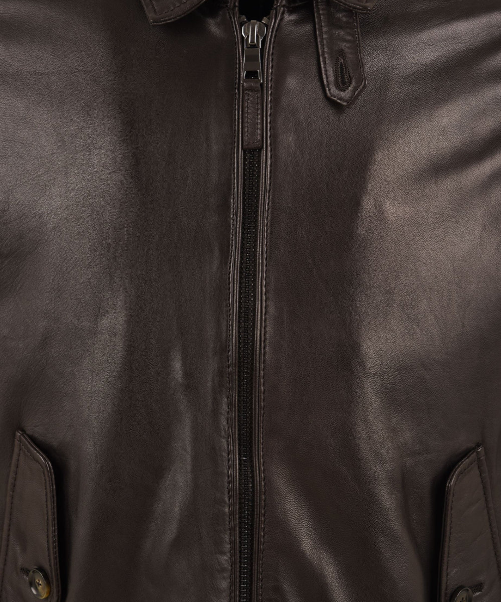 Giubbotto Quercia Vegetable Tanning THE JACK LEATHERS Uomo - Marrone