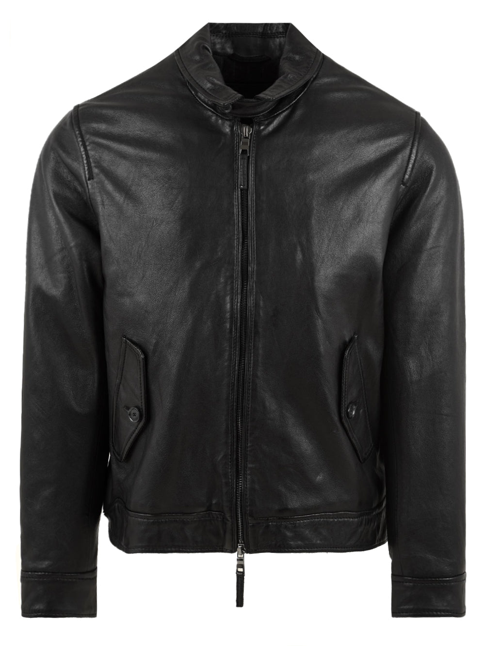 Giubbotto Quercia Vegetable Tanning THE JACK LEATHERS Uomo - Nero