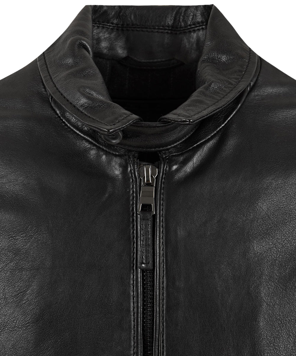 Giubbotto Quercia Vegetable Tanning THE JACK LEATHERS Uomo - Nero