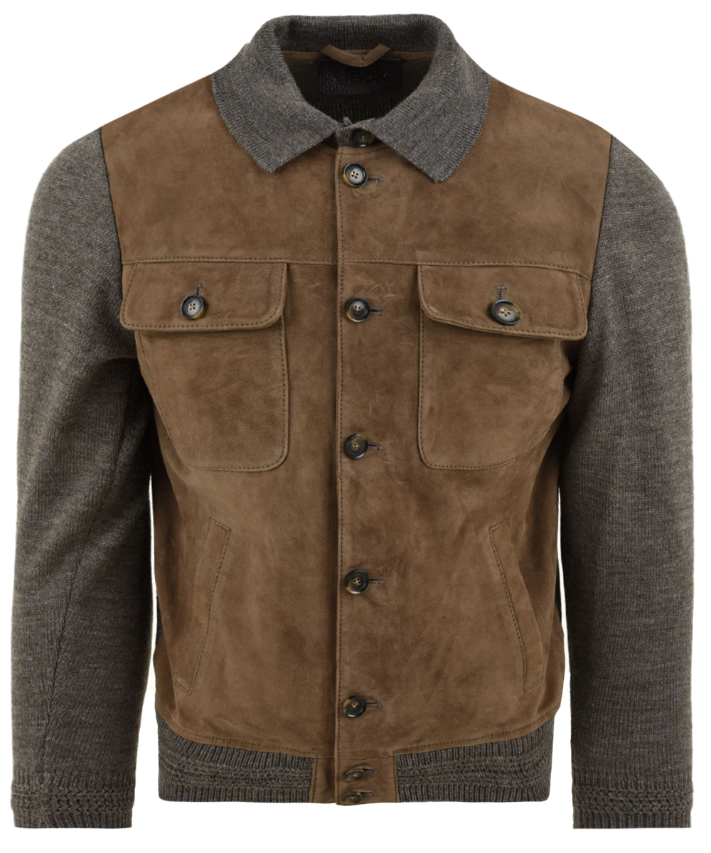 Giubbotto Time Square Knit THE JACK LEATHERS Uomo - Beige