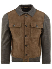Giubbotto Time Square Knit THE JACK LEATHERS Uomo - Beige