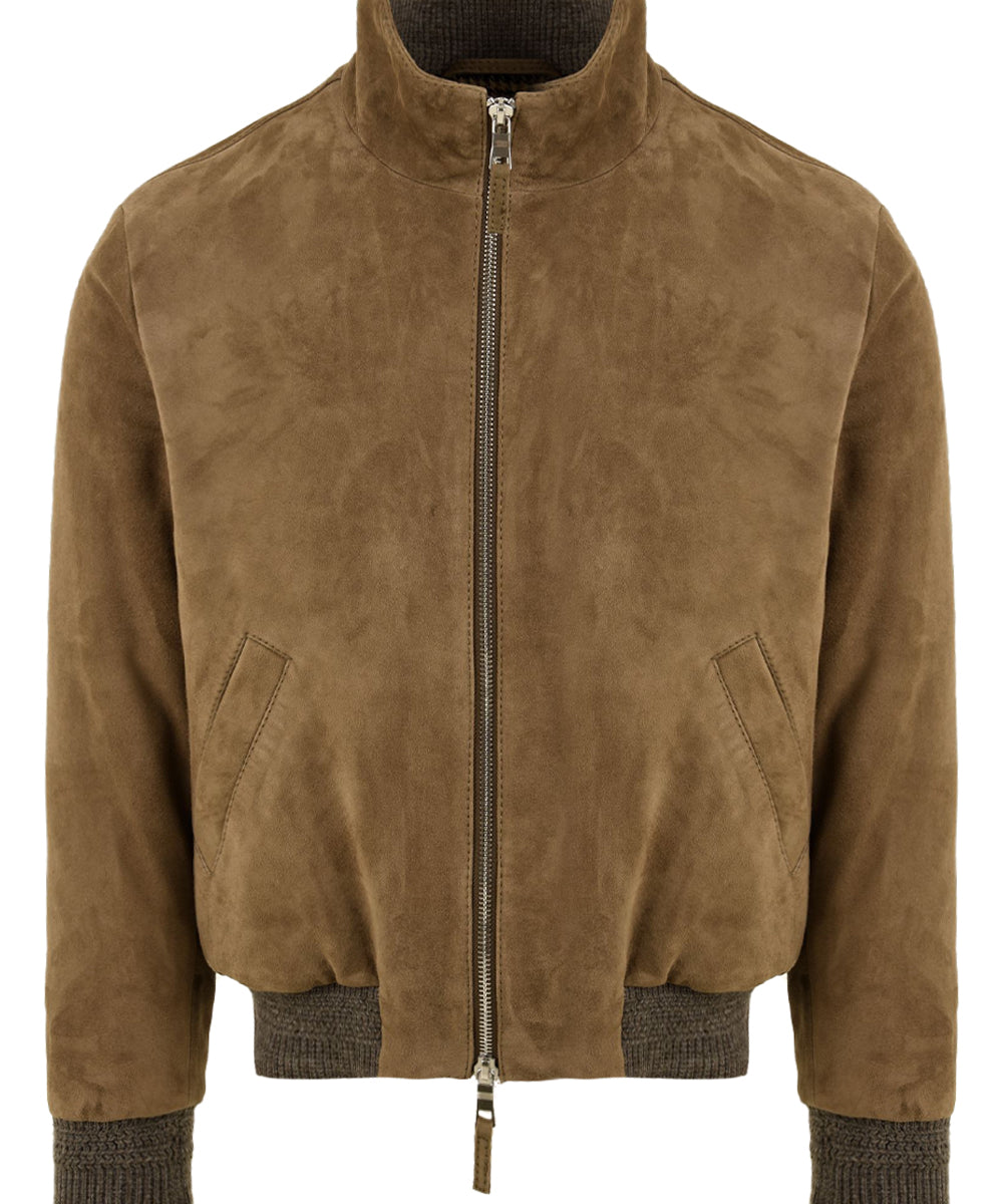 Giubbotto Tobia Suede THE JACK LEATHERS Uomo - Beige