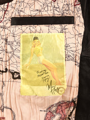 Giubbotto Super Vintage Leather Fur Collar TOP GUN Uomo - Marrone