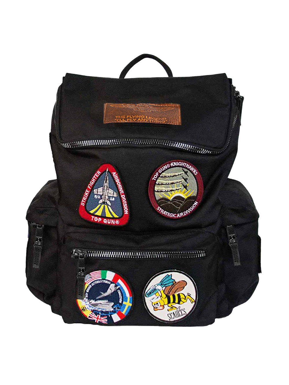 Zaino Nylon TOP GUN Uomo - Nero