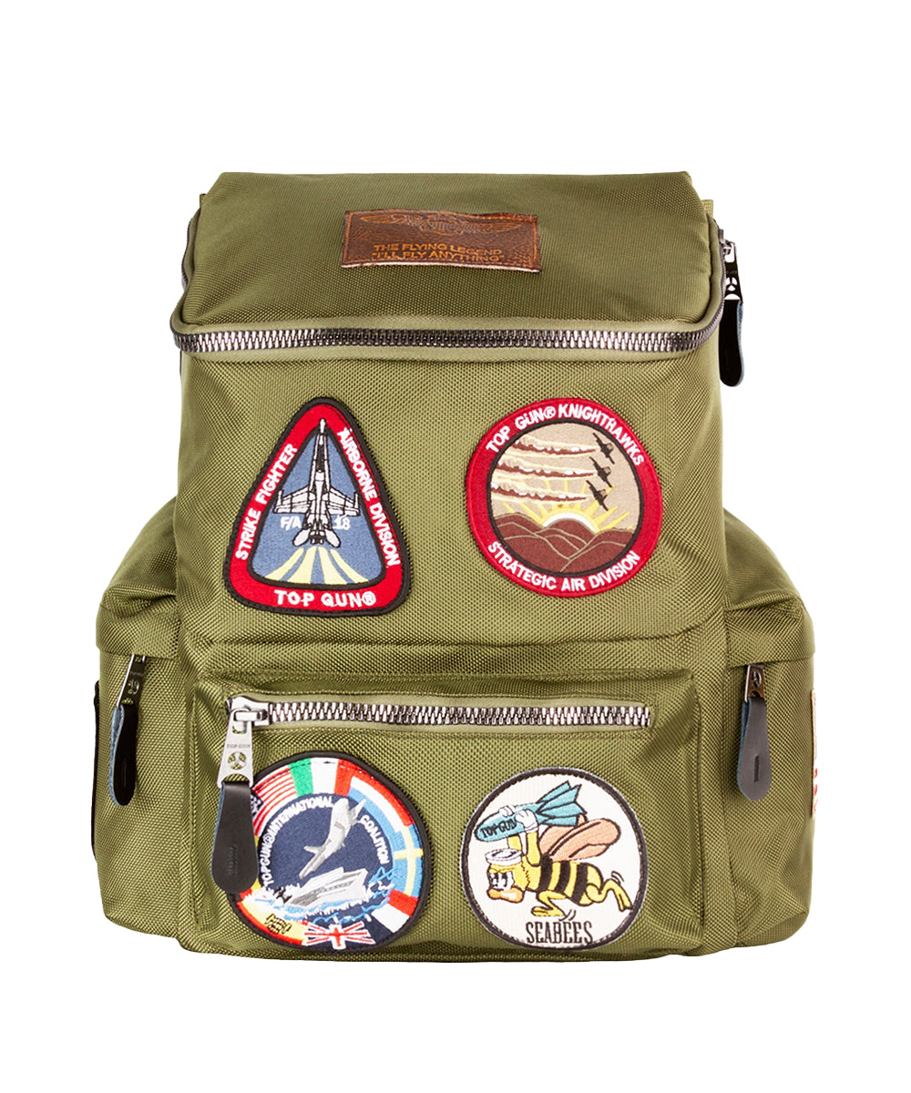 Zaino Nylon TOP GUN Uomo - Verde