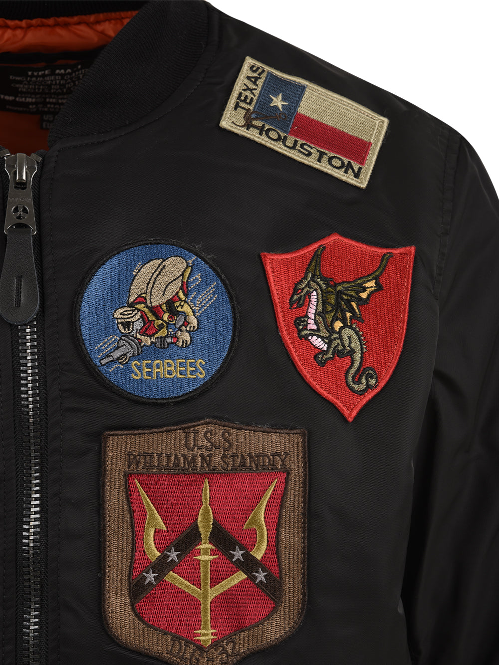Bomber Flight TOP GUN Uomo - Nero