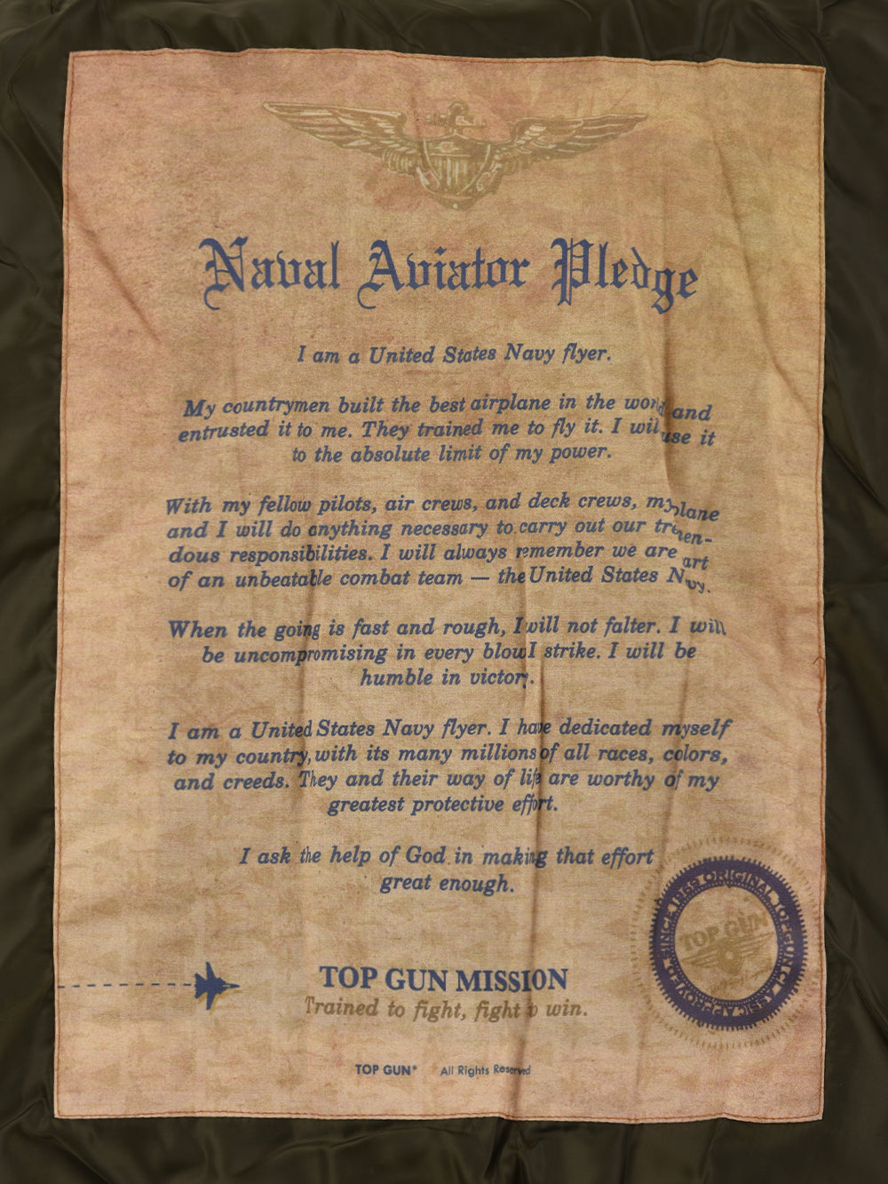 Bomber Flight TOP GUN Uomo - Verde