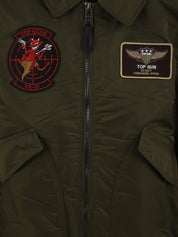 Bomber Flight TOP GUN Uomo - Verde